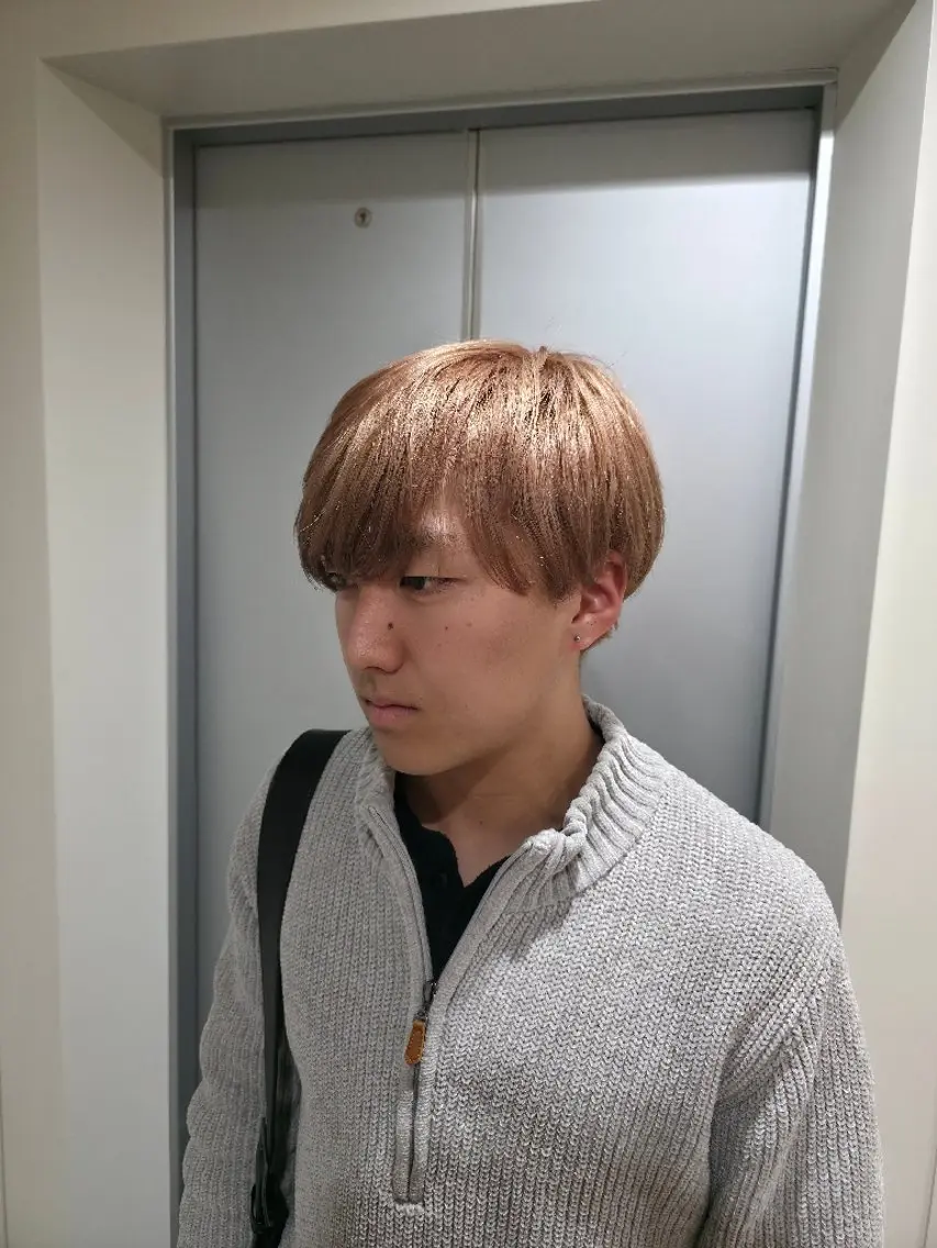 メンズ カラー メンズブリーチ メンズインナーカラー ブリーチ インナーカラー 髪質改善 カット ヘアカラー トリートメント OMA/ カタギシのヘアスタイル
