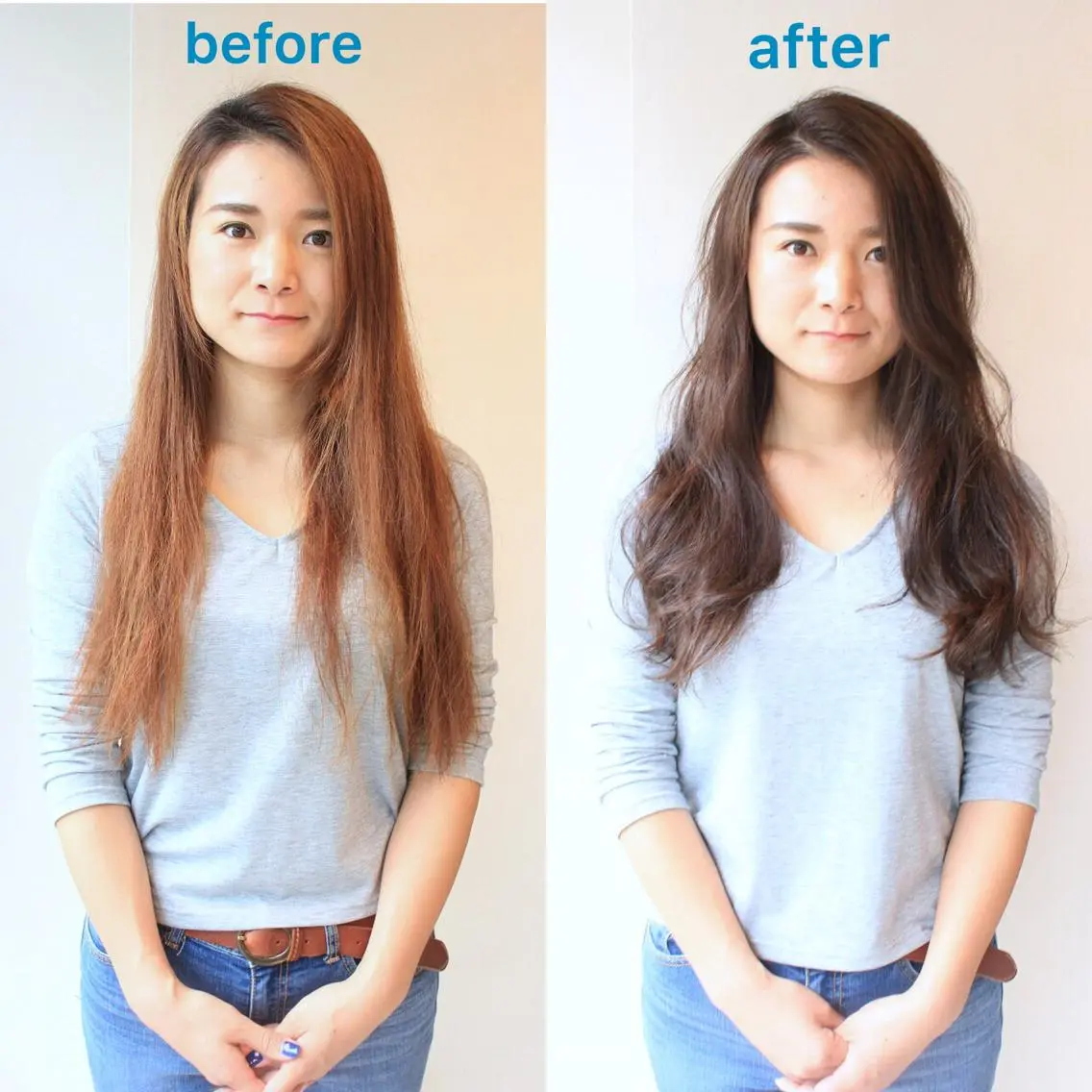 ロング 河野 薫のヘアスタイル
