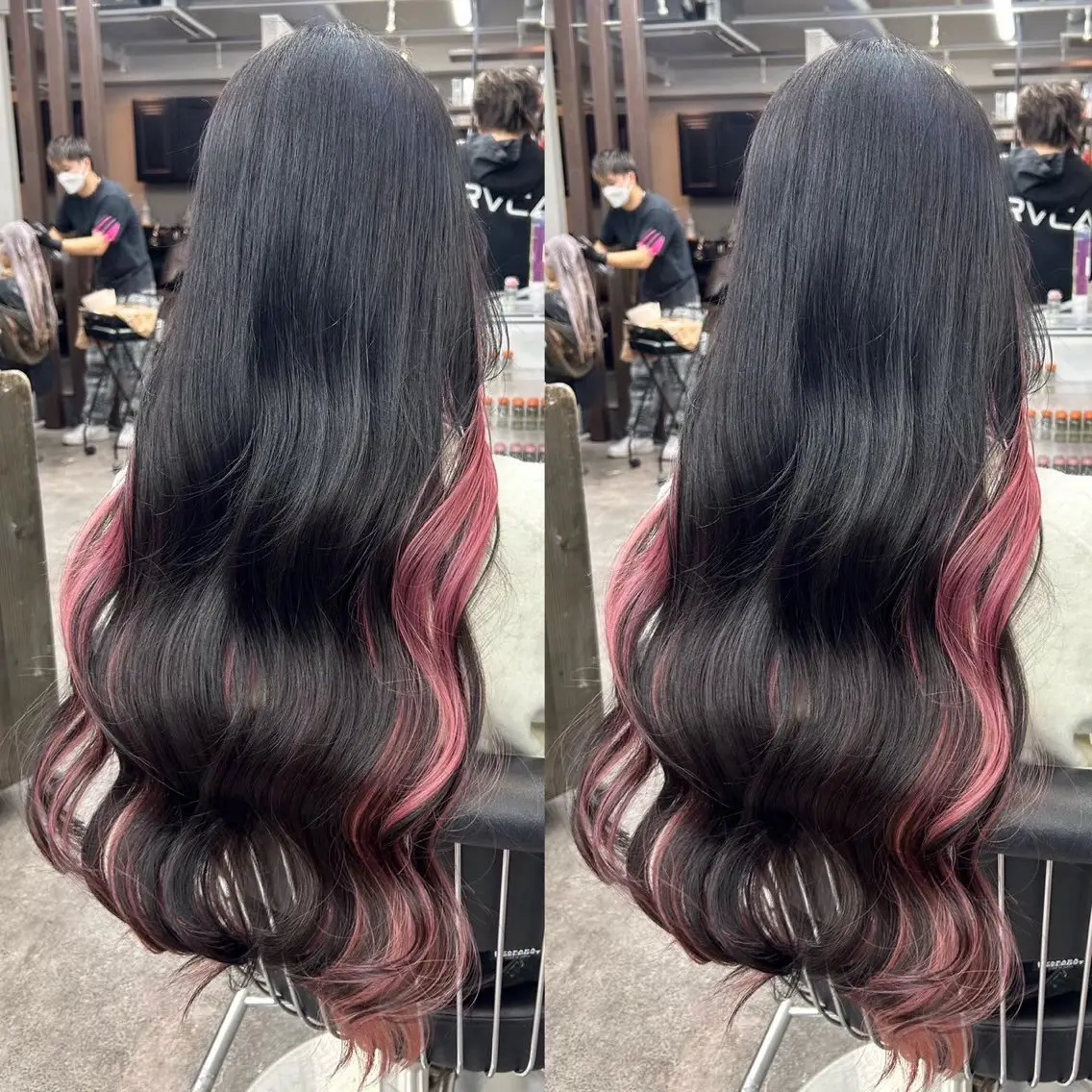 ロング ブリーチカラー HAZUKI🦖のヘアスタイル