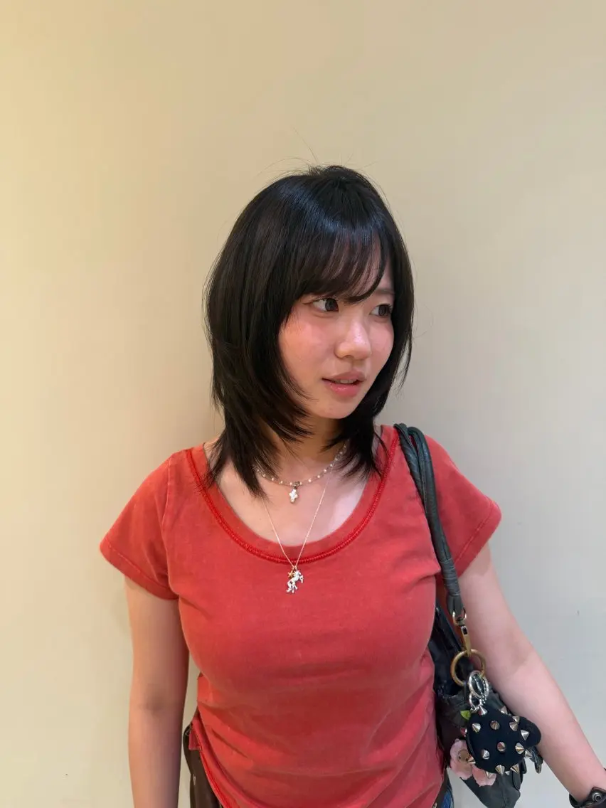 ミディアム カラー Nagomi .⋆𝜗𝜚のヘアスタイル