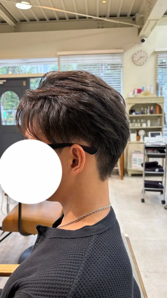 メンズ カット トリートメント 黒崎 大地のヘアスタイル