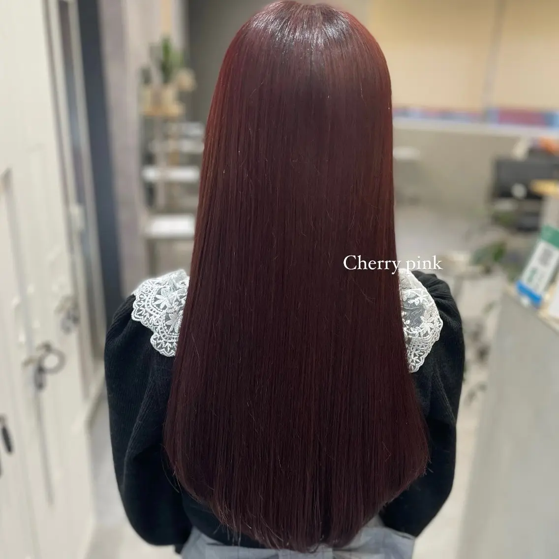 ロング カット ヘアカラー Mirai/ 艶カラー/暖色カラーのヘアスタイル