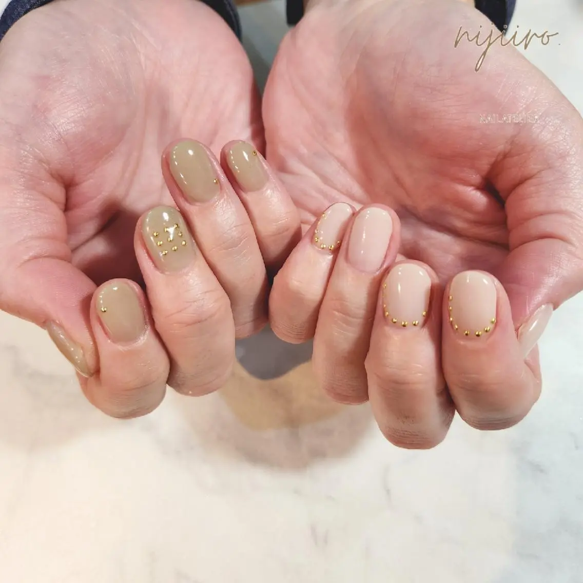 ネイル ハンドネイル nijiiro🌈 サトウのネイルデザイン