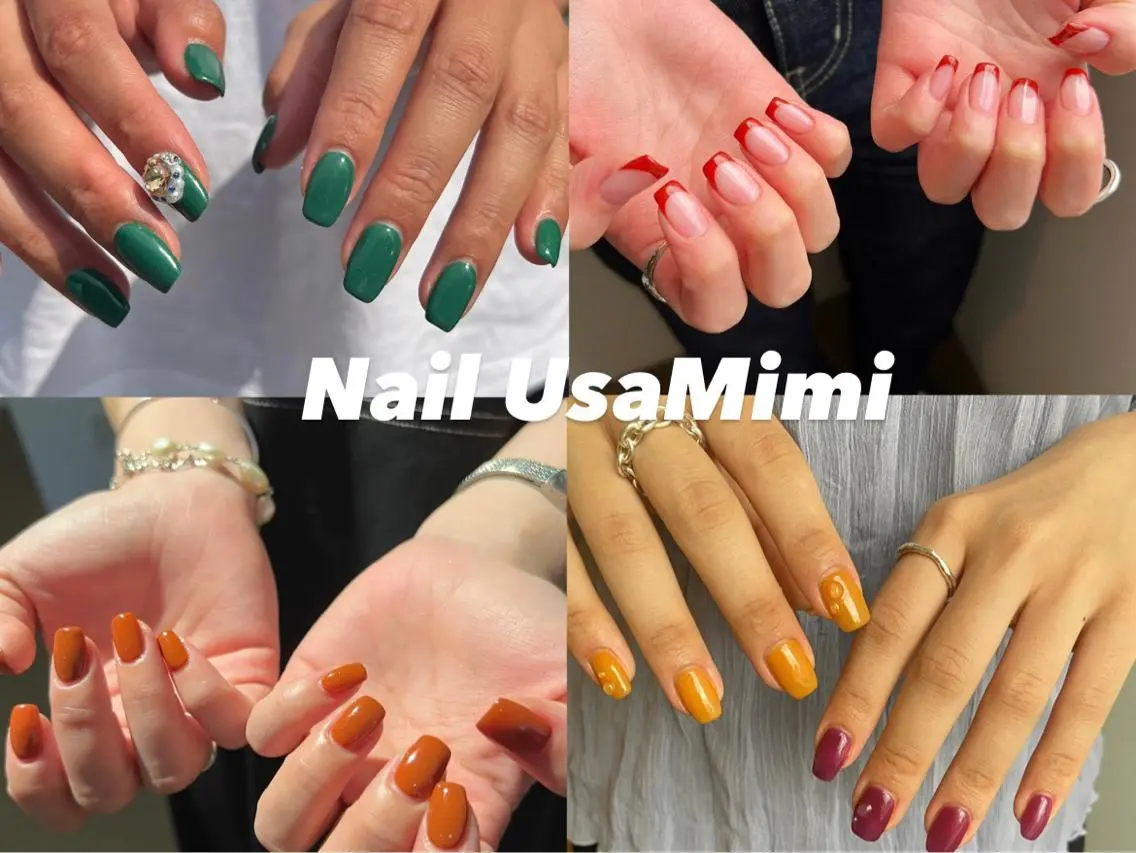 ネイル クリアネイル フットネイル ジェルネイル マグネットネイル 持ち込み 本町ネイルNail UsaMimiのネイルデザイン
