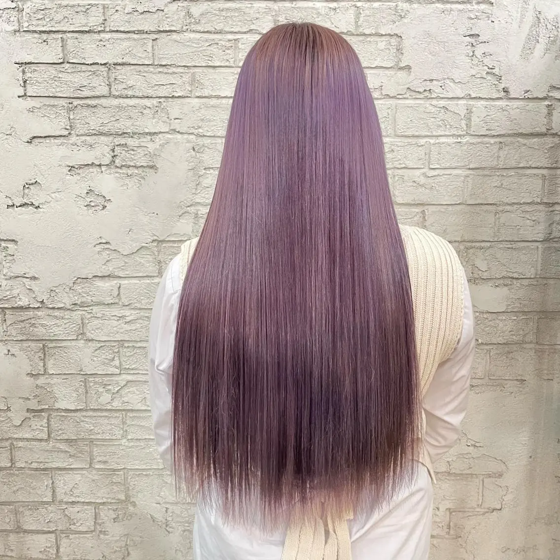 ロング カラー ヘアカラー 🎀韓国系ハイトーン カラーYoko🎀のヘアスタイル