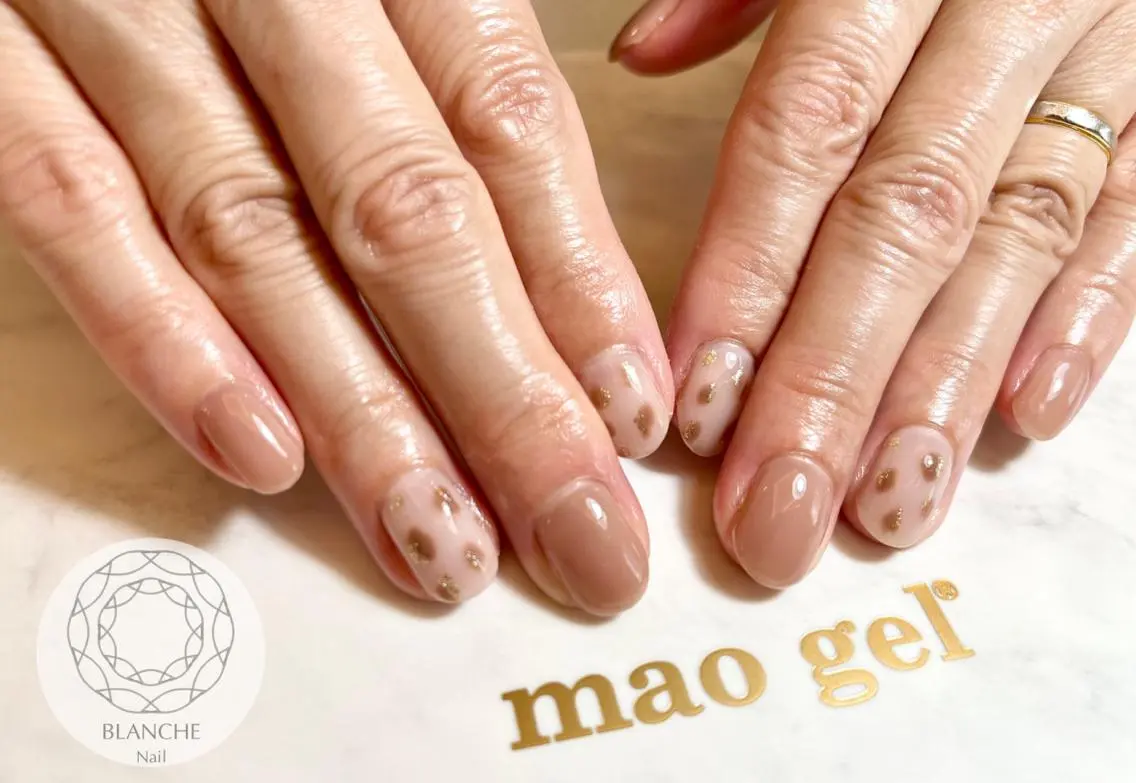 ネイル ジェルネイル オフィスネイル パラジェル シンプルネイル BLANCHE Nailのネイルデザイン