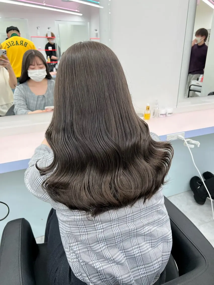 セミロング 💗爆美女製造機💗 ハイトーン-髪質改善のヘアスタイル