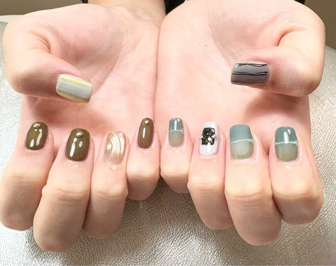 ネイル ニュアンスネイル ハンドネイル ✨韓国✨nail salonLumieのネイルデザイン
