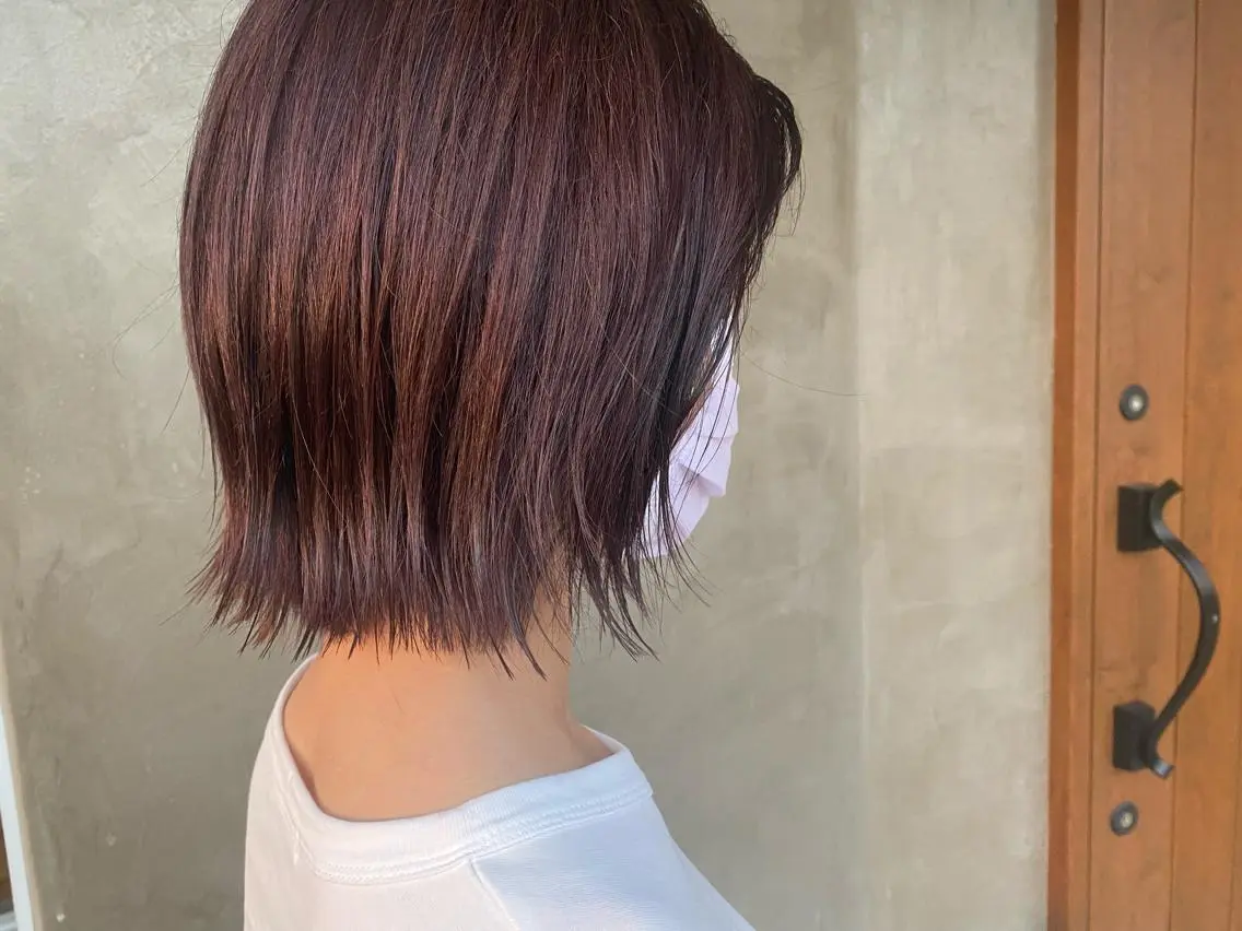 ショート カラー ラベンダーカラー 柔らかカラー🥛 mayucoのヘアスタイル