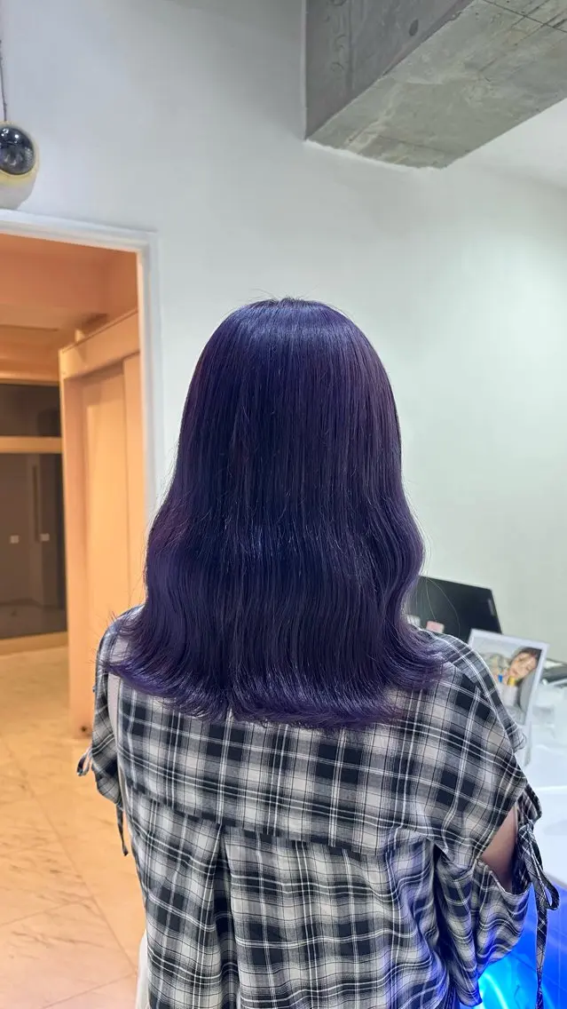 セミロング カラー モテ艶🪄ベージュ カラー🧸RUKAのヘアスタイル