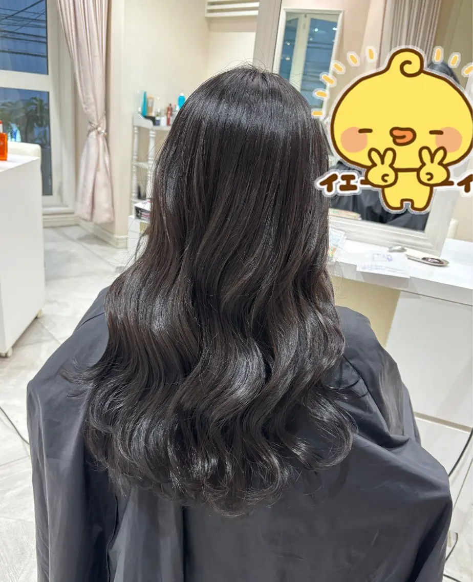 カラー ヘアカラー 間島 叶のヘアスタイル