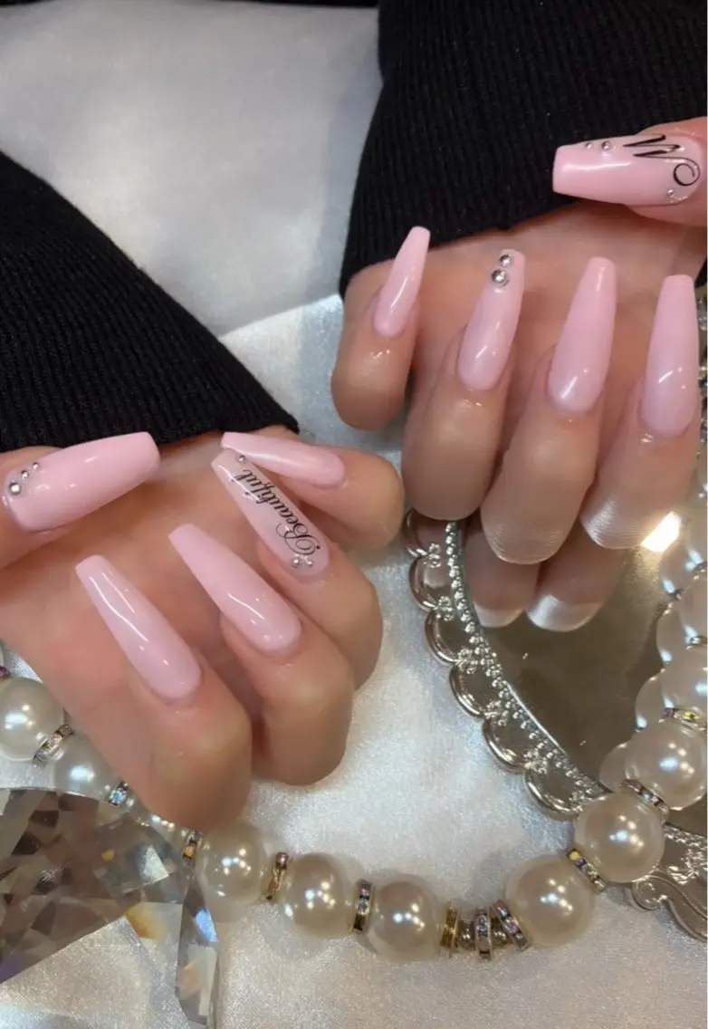 ネイル 長さ出し 持ち込み ハンドネイル Hanon ハノンのネイルデザイン