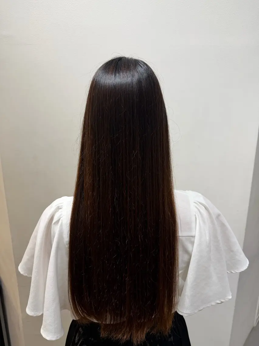 ロング ロング トリートメント トリートメント 三上 結愛のヘアスタイル