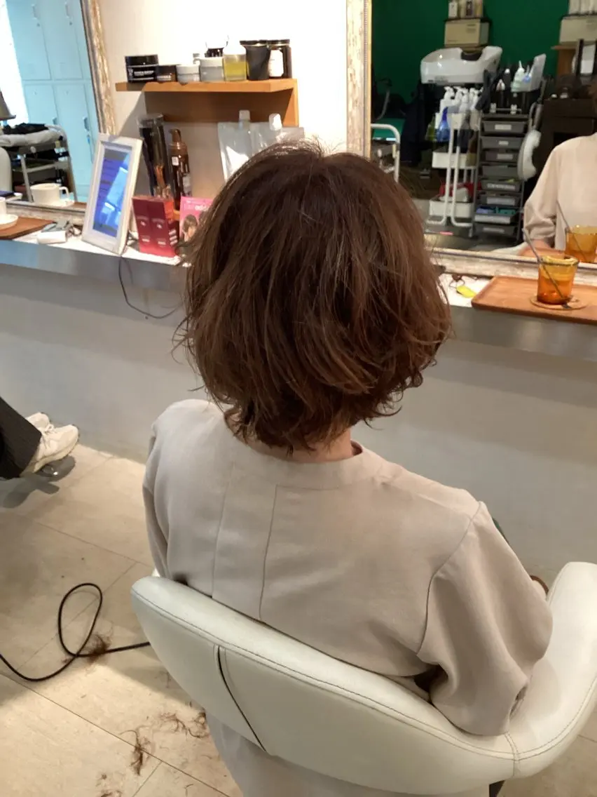 ショート カット ヘアカラー hair bonitaのヘアスタイル