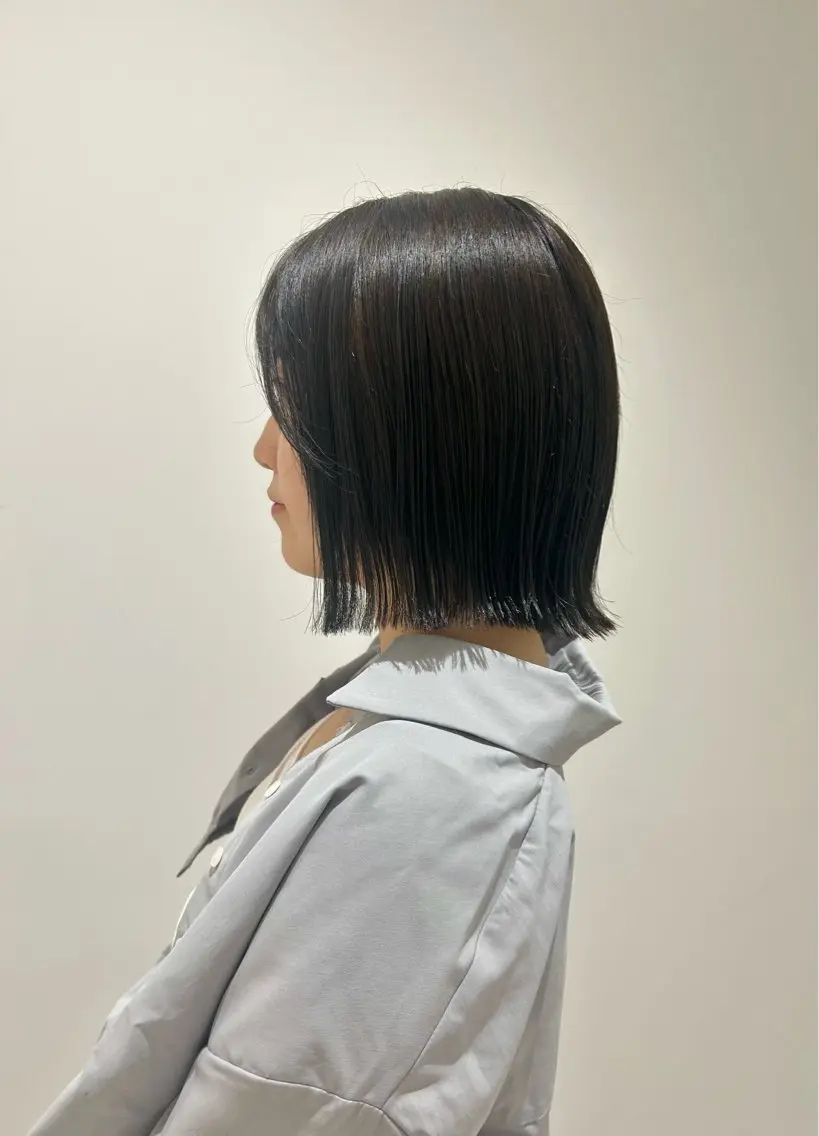 ショート 👔ボブ﹨髪質改善 ストレート🩳ももかのヘアスタイル