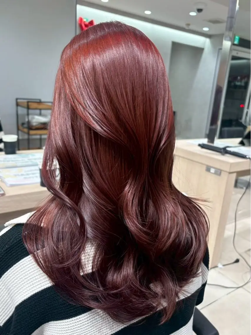 ロング カラー 森田 夢瞳のヘアスタイル