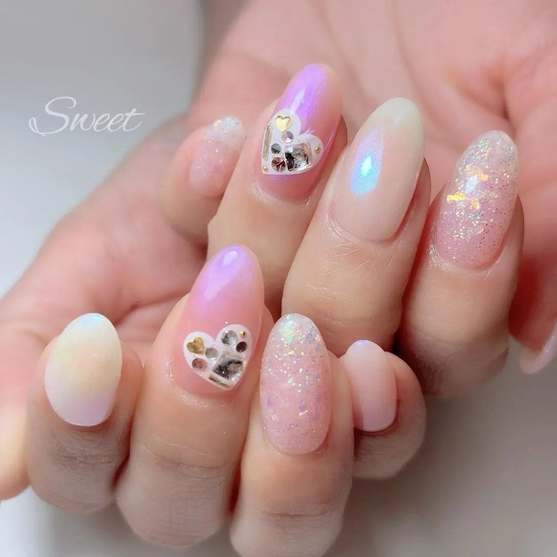 ネイル sweet 仲野陽子のネイルデザイン
