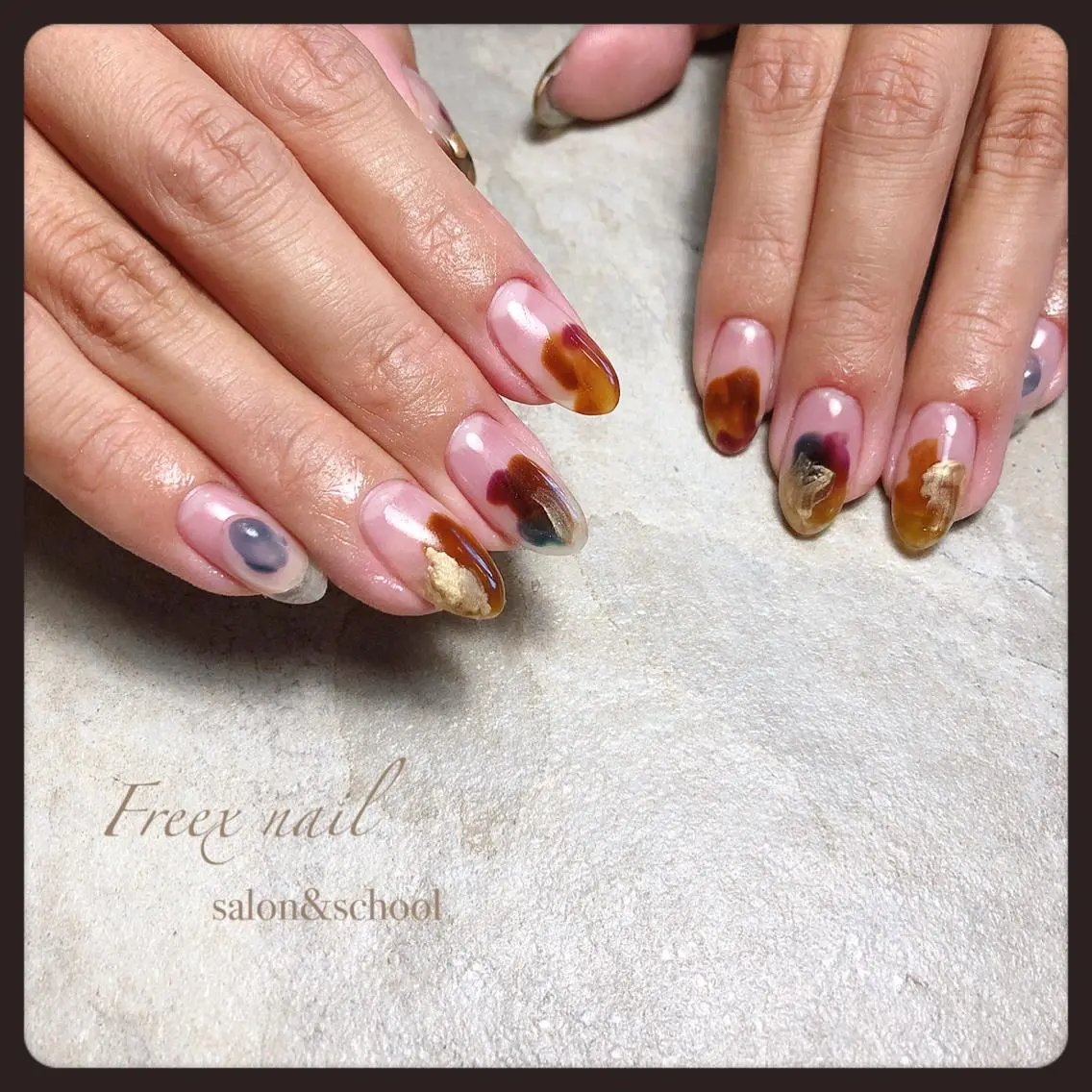 ネイル ニュアンスネイル ハンドネイル ハンドケア freex nail /ニュアンス/個性派のネイルデザイン