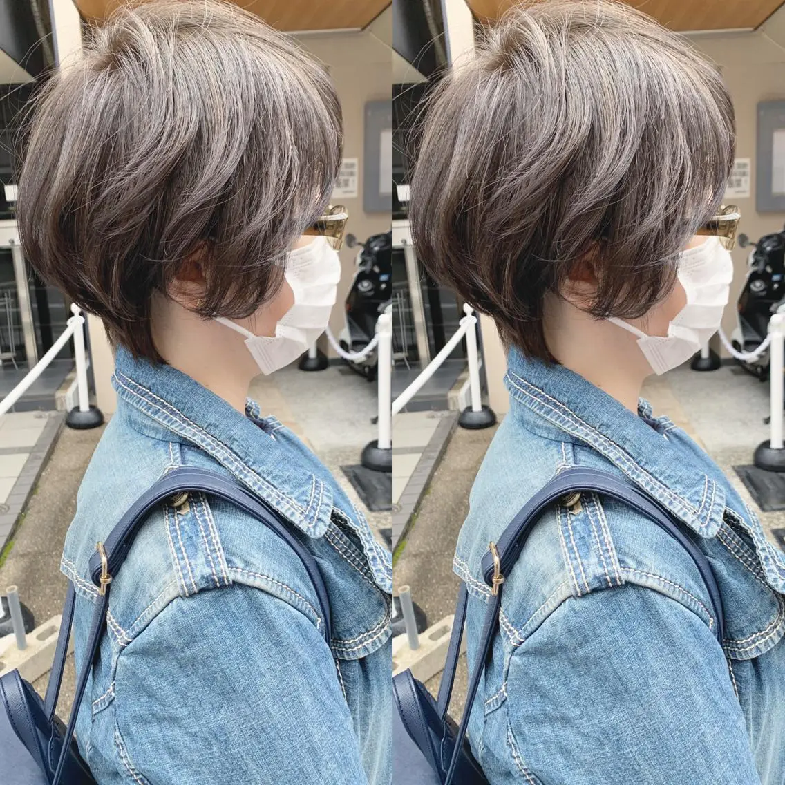 ショート ショートボブ ボブ ショートヘア カット ヘアカラー H (エイチ) 烏丸御池店のヘアスタイル