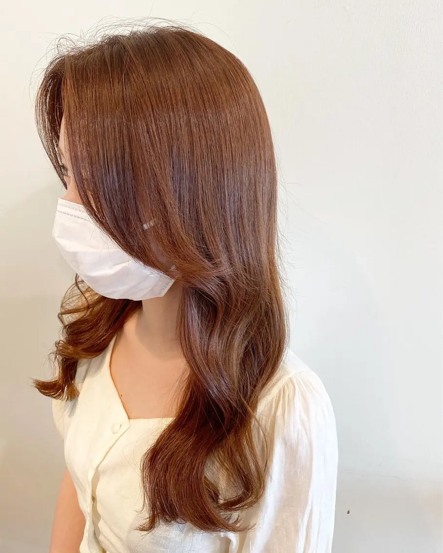 ロング カラー 烏丸韓国ヘア🇰🇷 ayaka🎀のヘアスタイル