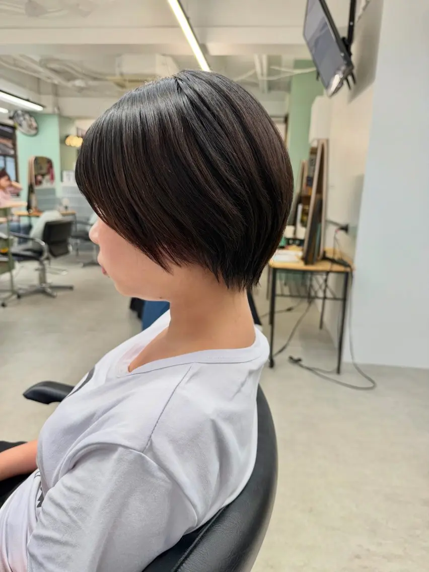 ショート ショートカット募集/ モカのヘアスタイル