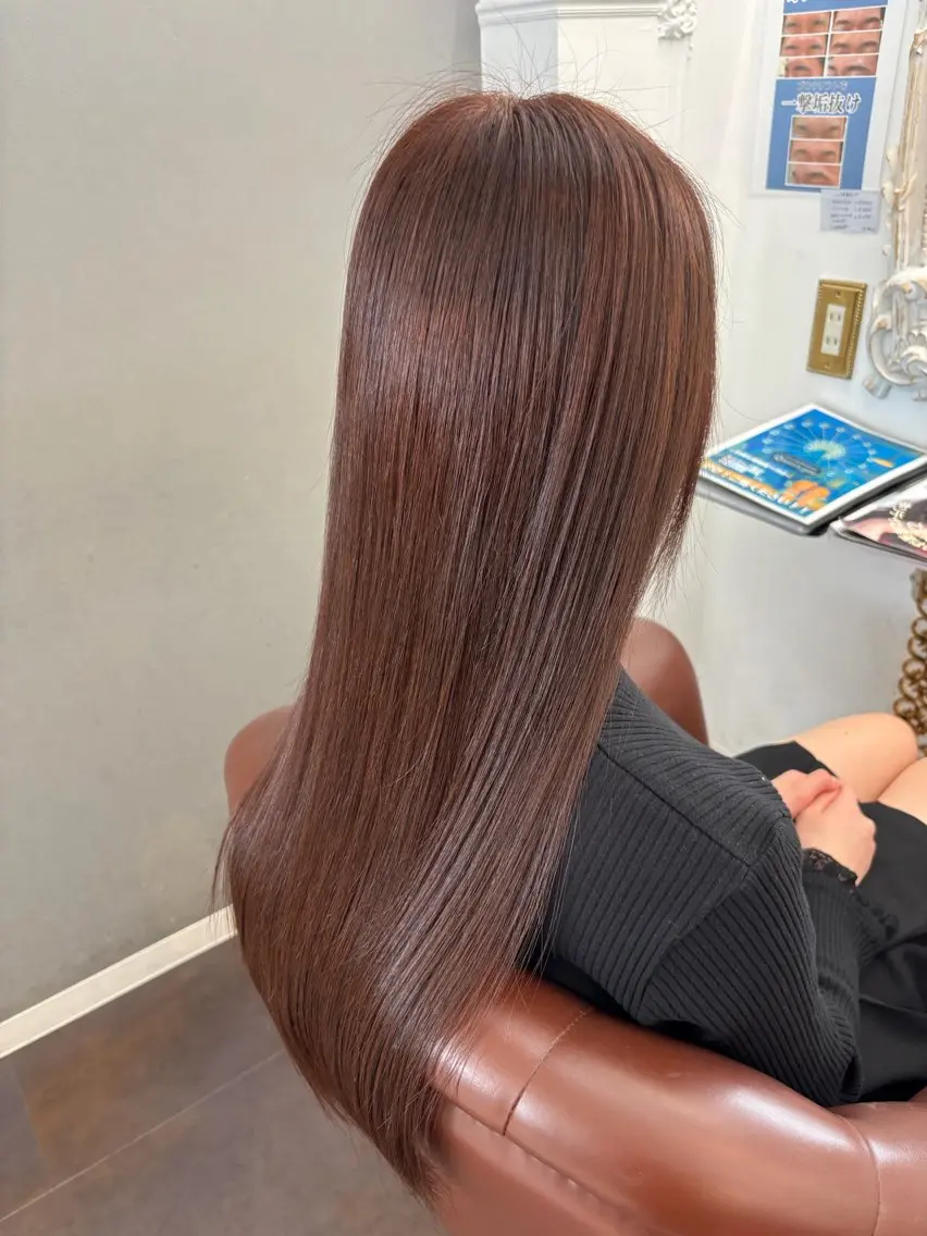 ロング カラー ヘアカラー 志村 梨帆のヘアスタイル