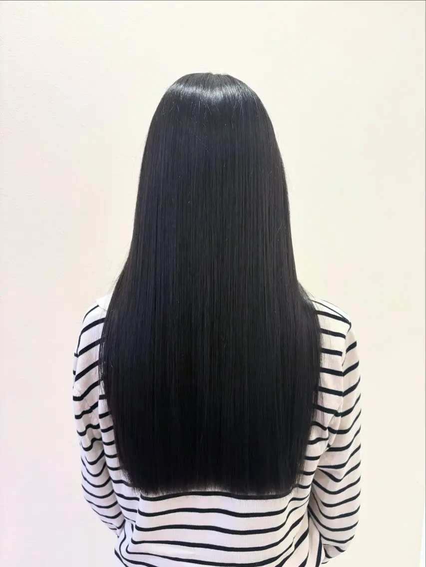 ロング ヘアカラー トリートメント 山口 來桃のヘアスタイル