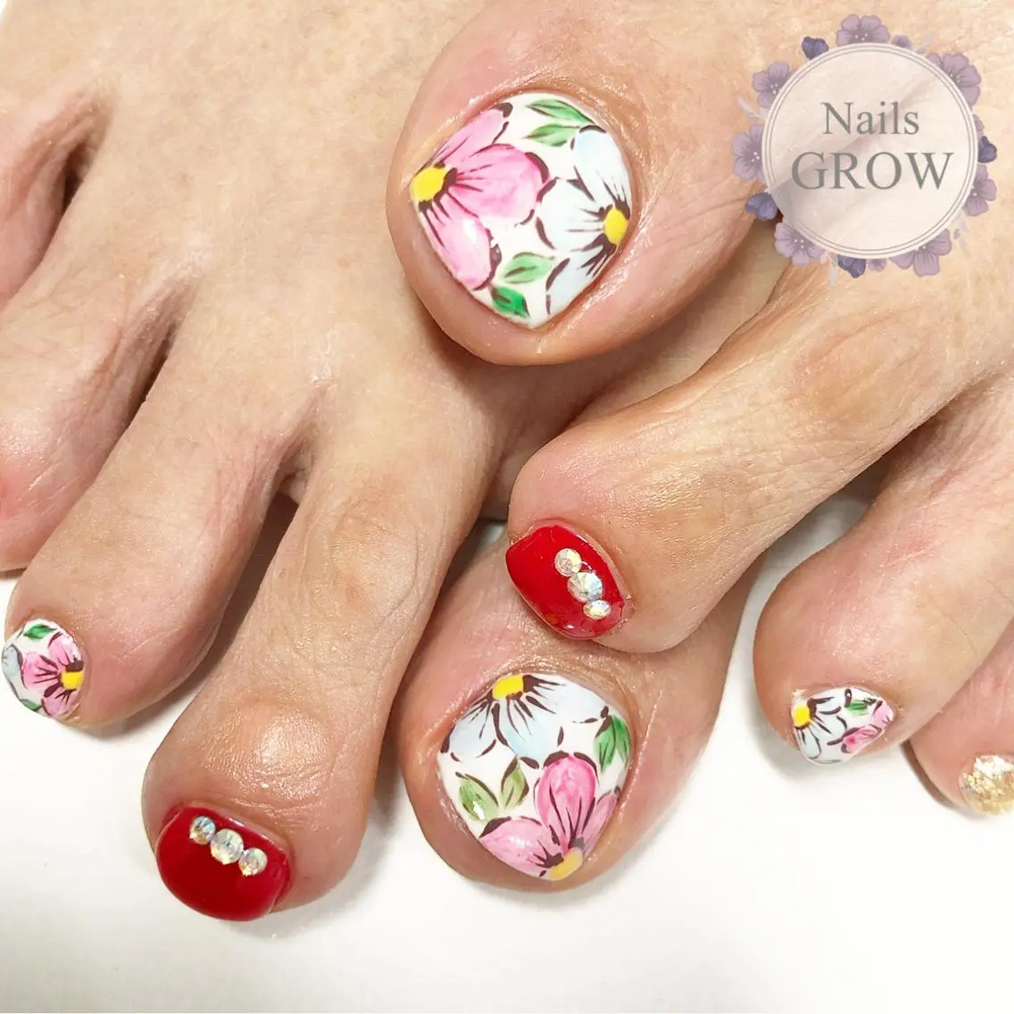 ネイル フットネイル Nails GROWのネイルデザイン