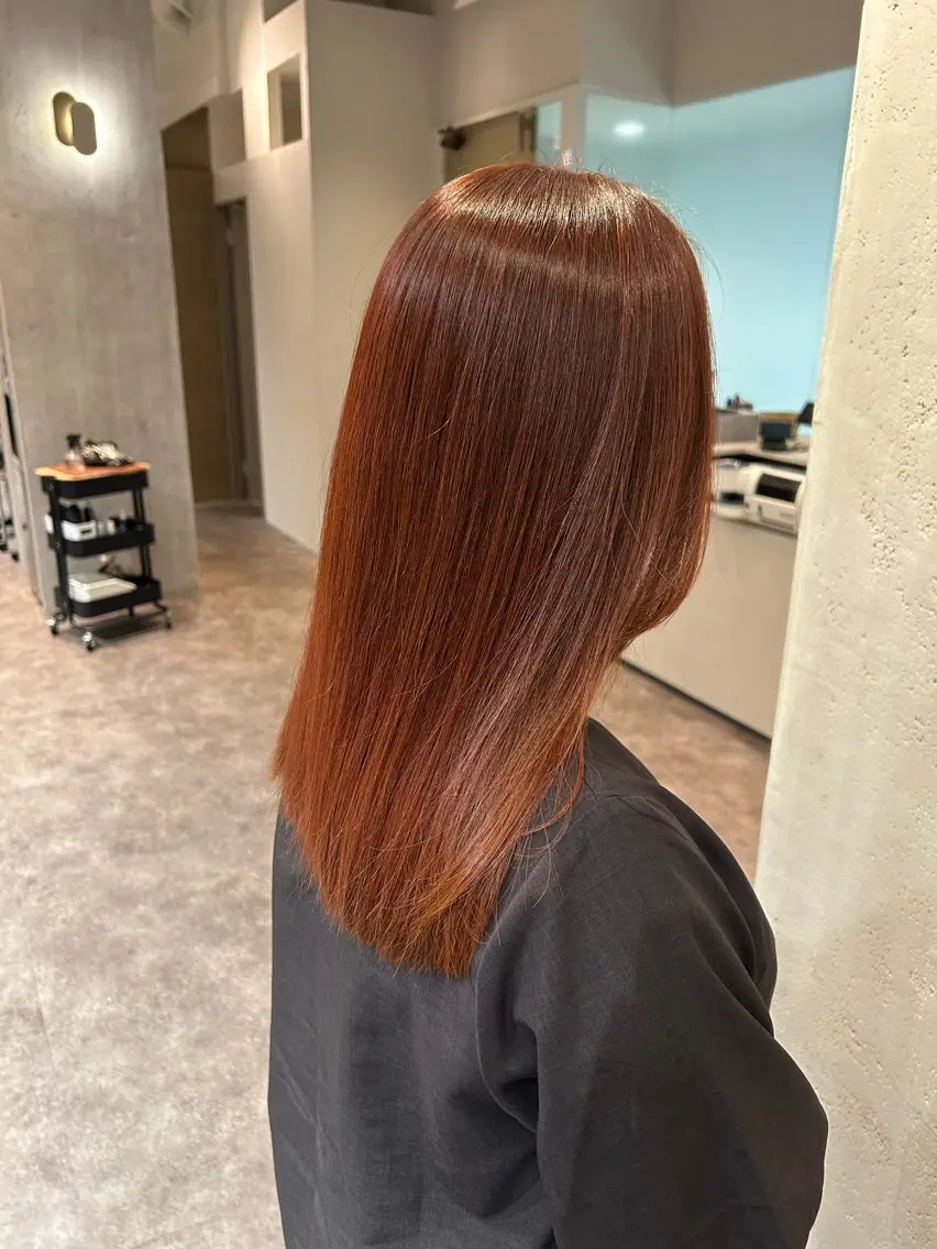 ミディアム カラー カット ヘアカラー 安田 准太のヘアスタイル