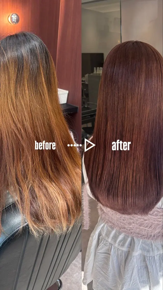 カラー ヘアカラー イシカワ ルナのヘアスタイル