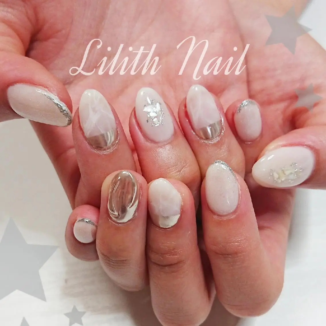 ネイル ニュアンスネイル ハンドネイル Lilith Nailのネイルデザイン