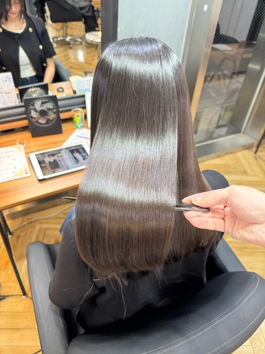 ロング トリートメント ヘッドスパ 佐藤景流/自由が丘で 叶う髪質改善/艶髪のヘアスタイル