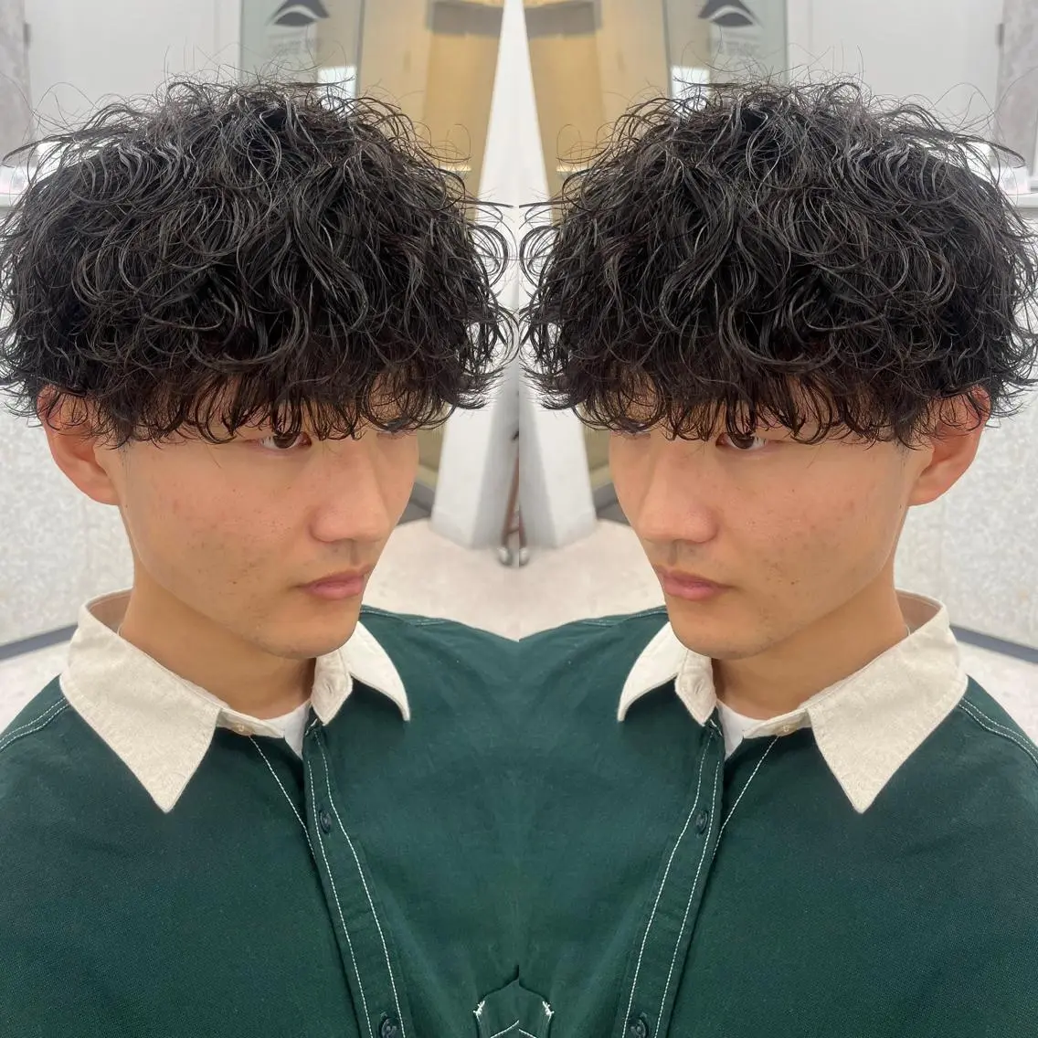 パーマ メンズ カット パーマ 🍐シャドウパーマ メンズ特化/守岡🍐のヘアスタイル