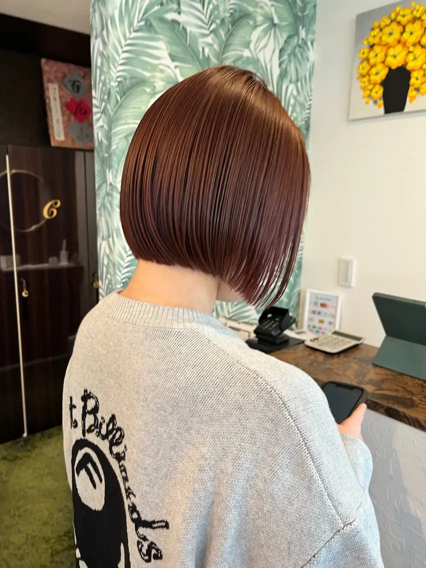 ショート カット ヘアカラー 松本 茜のヘアスタイル