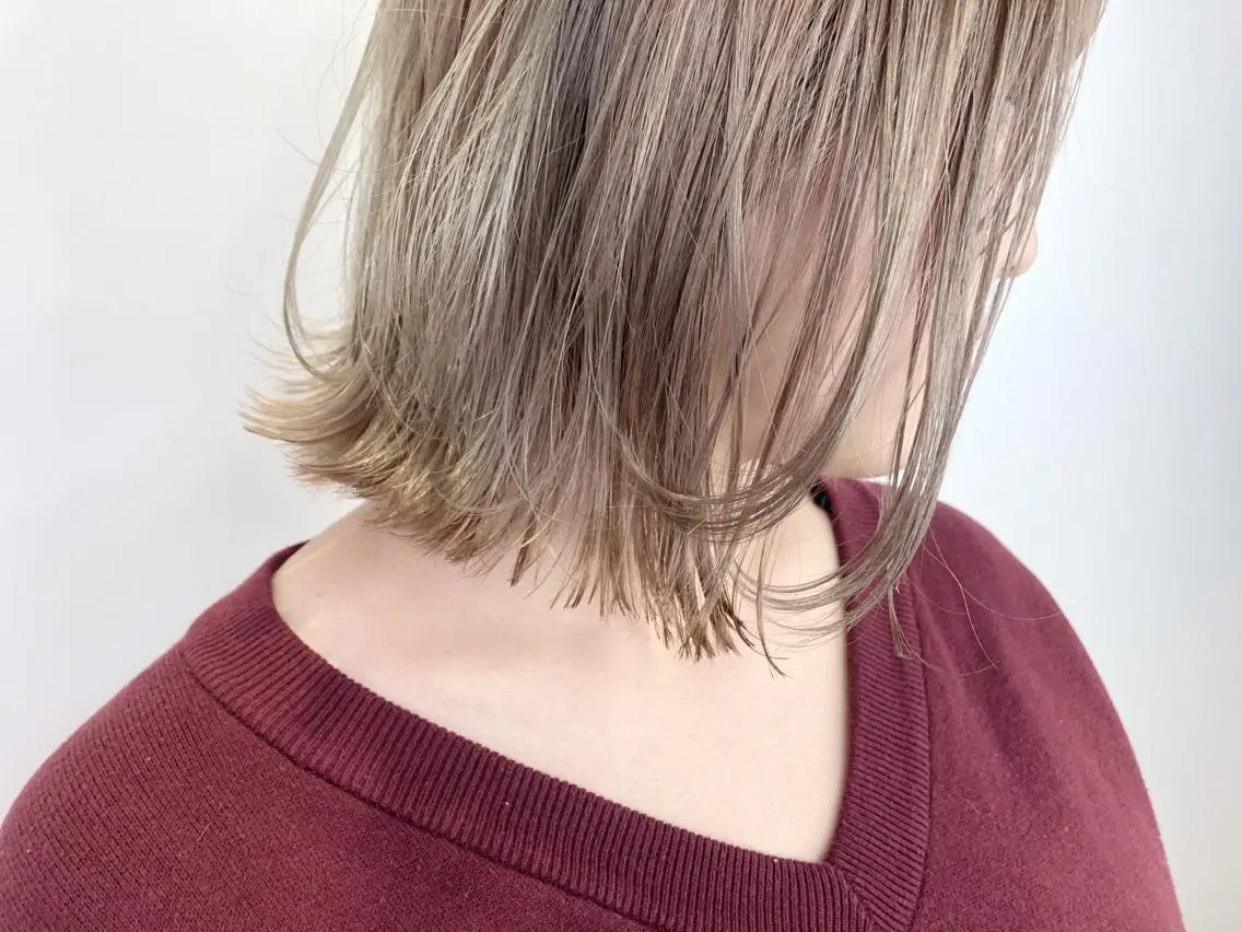 ミディアム カラー ヘアカラー 関 京磨のヘアスタイル