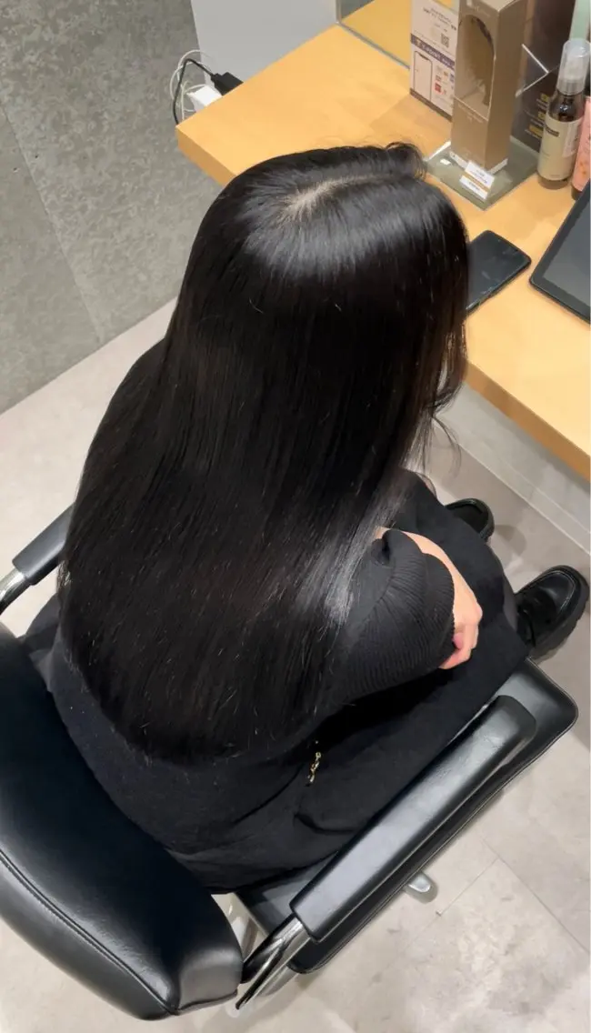 ロング カラー ロング トリートメント 髪質改善ヘアケア 艶髪特化/上田のヘアスタイル