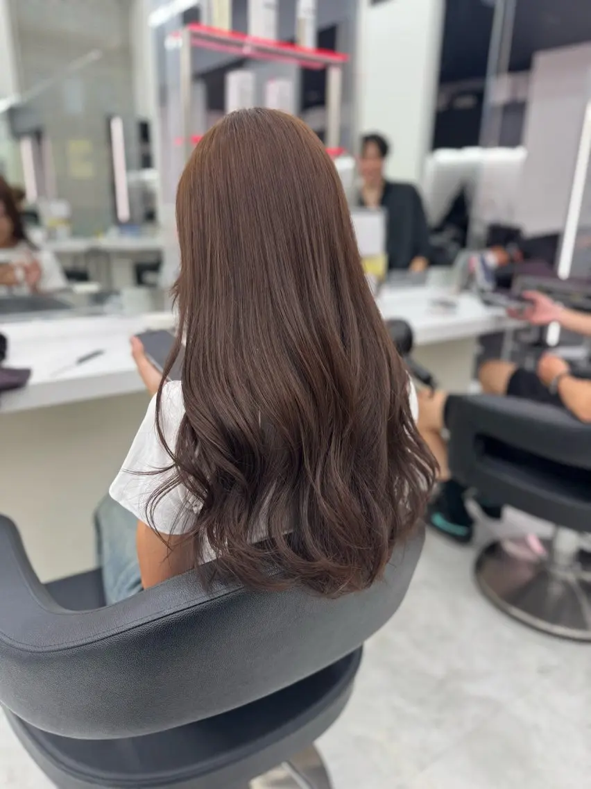 ロング カラー ヘアカラー トリートメント 【透明感×レイヤー】 🍃RIKU🍃のヘアスタイル