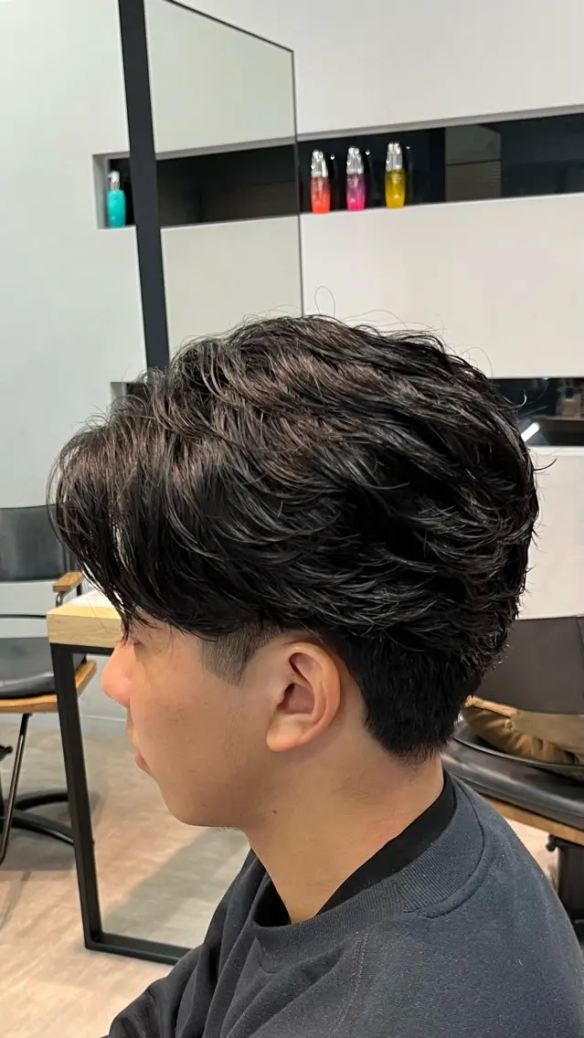 パーマ メンズ カット パーマ メンズカット パーマ飯野友喜のヘアスタイル