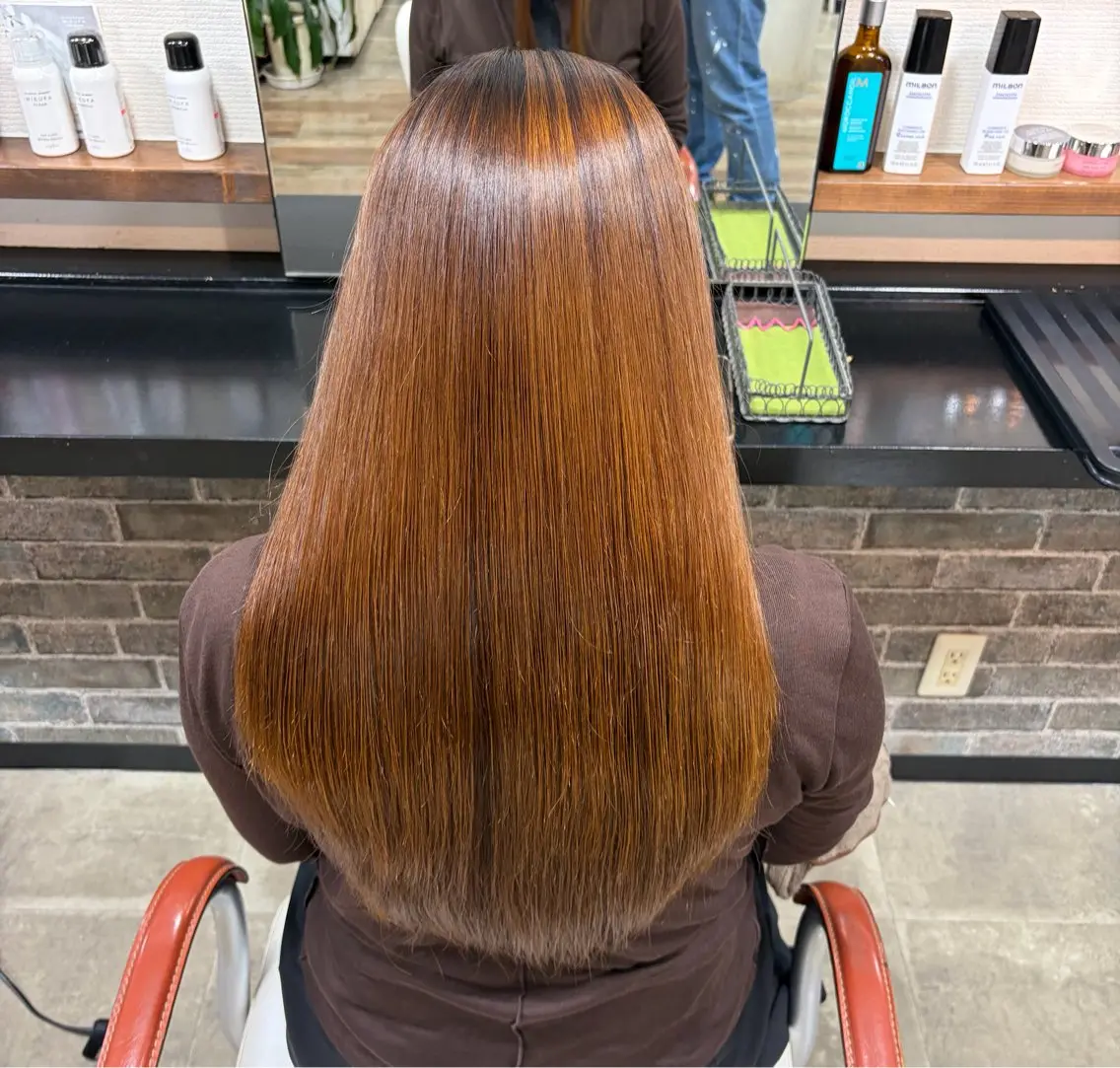 ロング 髪質改善 縮毛矯正 縮毛矯正 モデル募集中🌹 ひなたのヘアスタイル