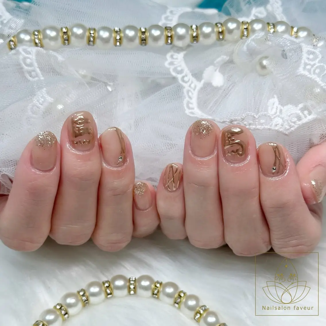 ネイル ハンドネイル Nailsalon faveurのネイルデザイン