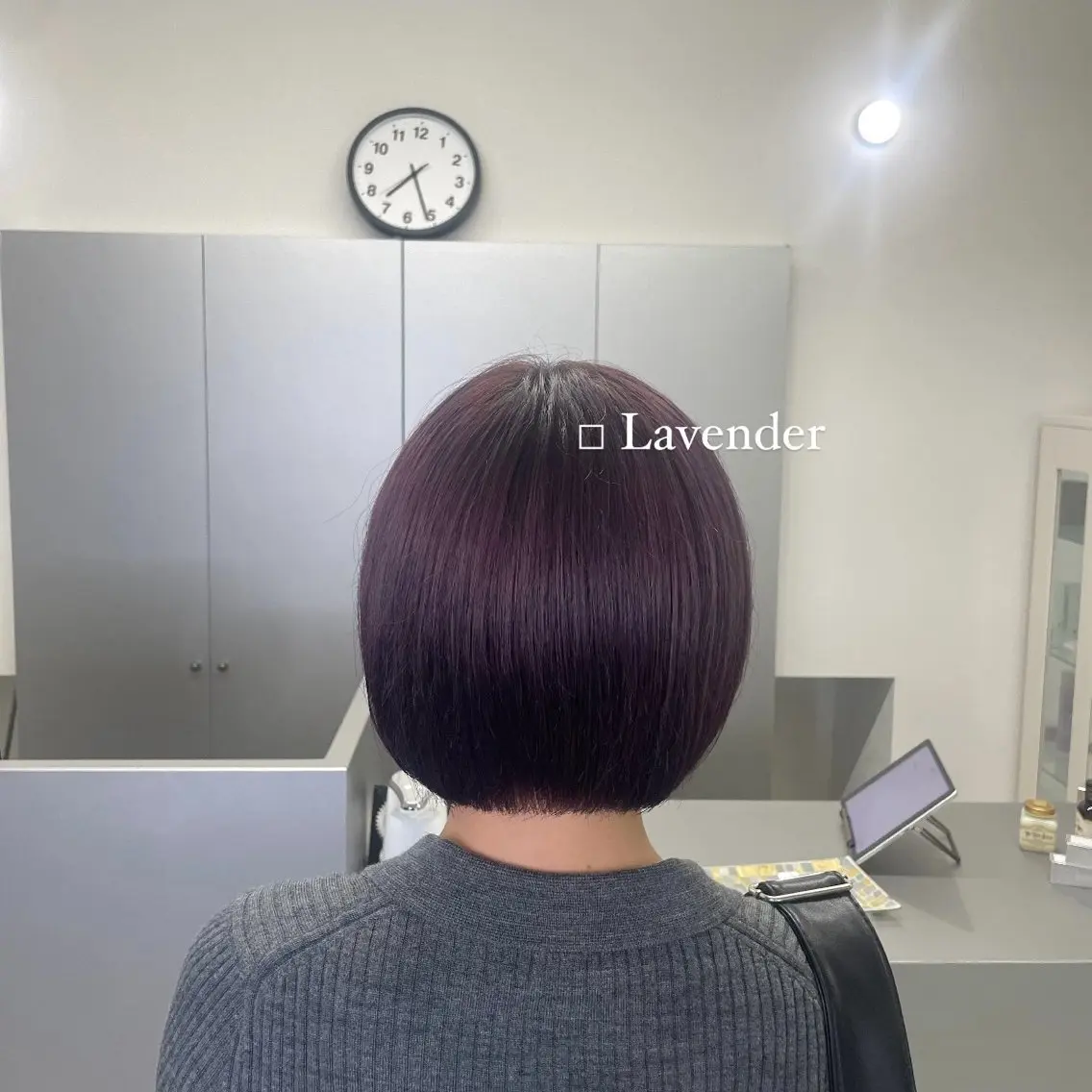ショート カラー ラベンダーカラー miho 【HAIR774】のヘアスタイル