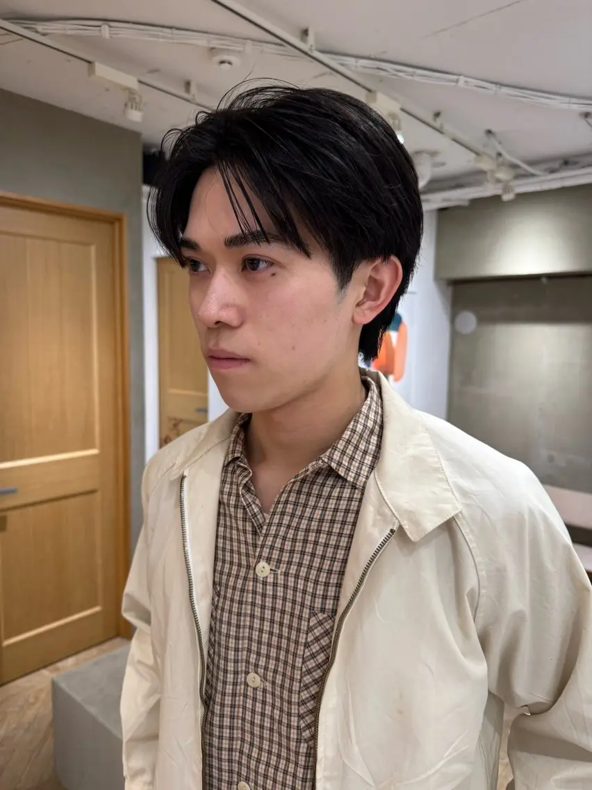ショート メンズ カット シャドウパーマ 田形清流のヘアスタイル