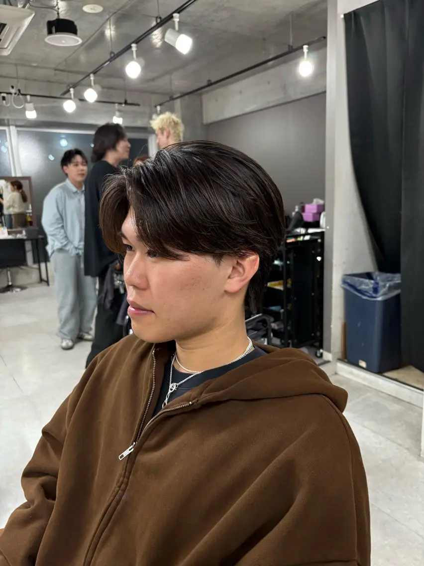 メンズ 下北沢メンズパーマ 特化園田 楓莉のヘアスタイル