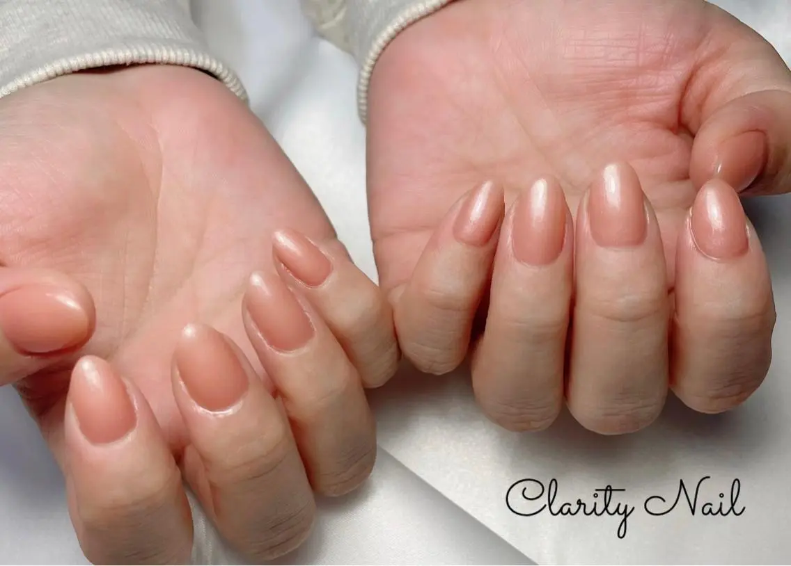 ネイル ワンカラーネイル ハンドネイル Clarity Nailのネイルデザイン
