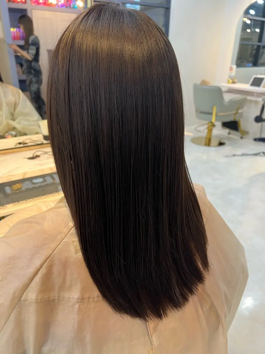 ロング 縮毛矯正練習 モデル募集✨️NOAのヘアスタイル