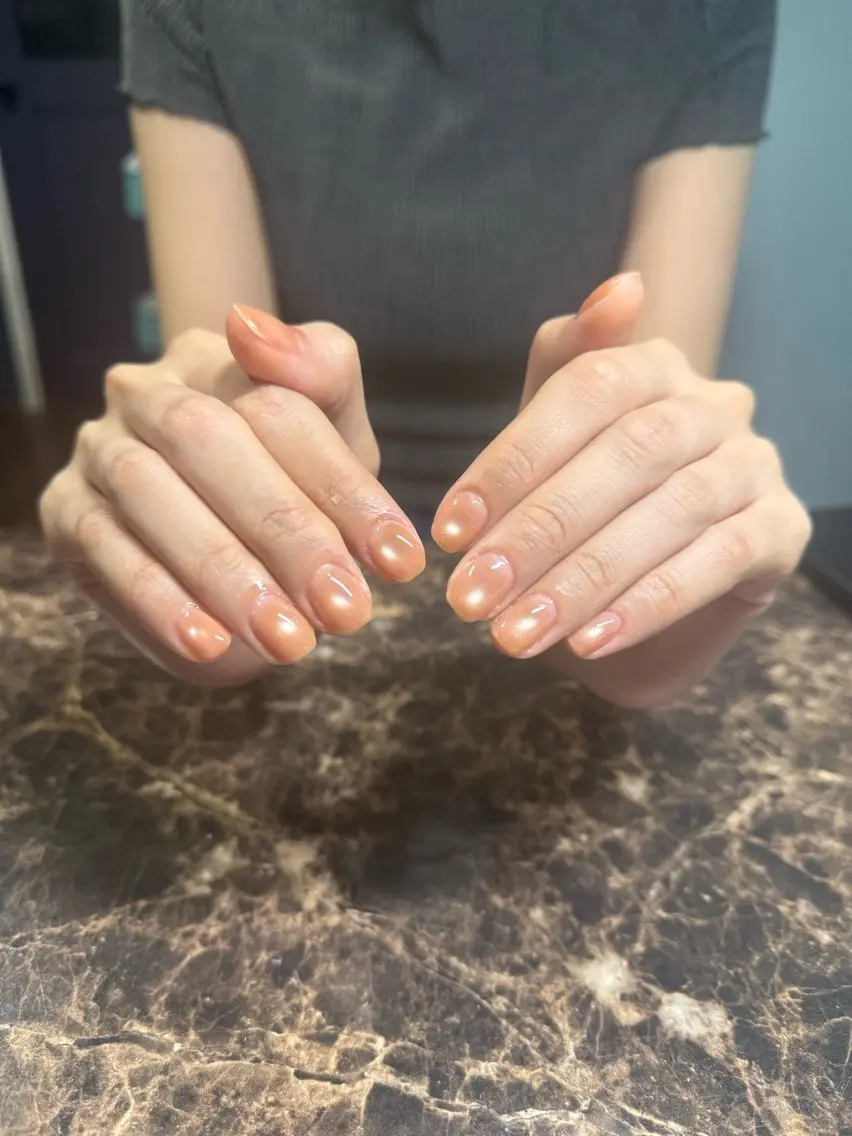 ネイル ビー玉ネイル ハンドネイル IROHA NAIL 美優のネイルデザイン