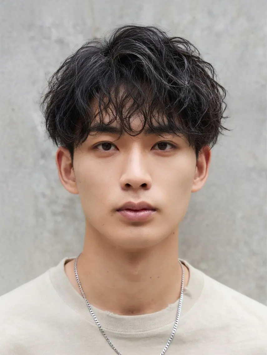 【ニュアンスパーマ】メンズカット+ニュアンスパーマ🧑‍🦱の写真