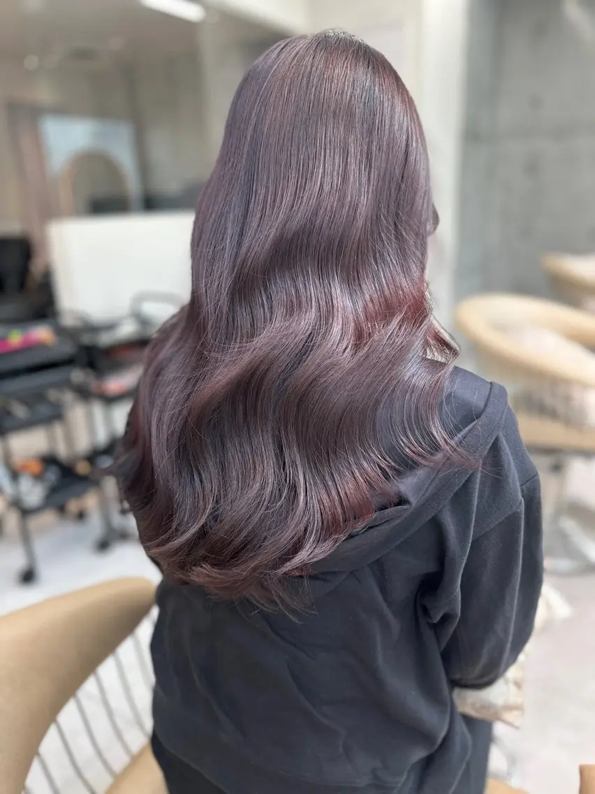 セミロング カラー カット ヘアカラー トリートメント 《髪質改善✖️オリー ブ🧸》小嶋拓也のヘアスタイル