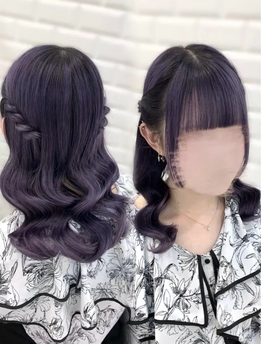 ヘアアレンジ ゆうひ🎀艶カラー/ ヘアメ/チョコカラーのヘアスタイル