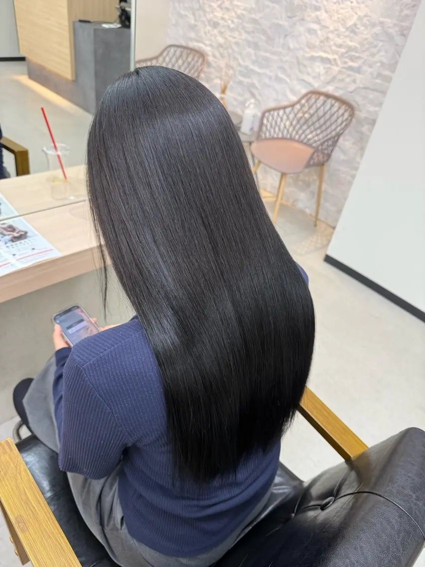 カラー 髪質改善 ALEAP himekaのヘアスタイル